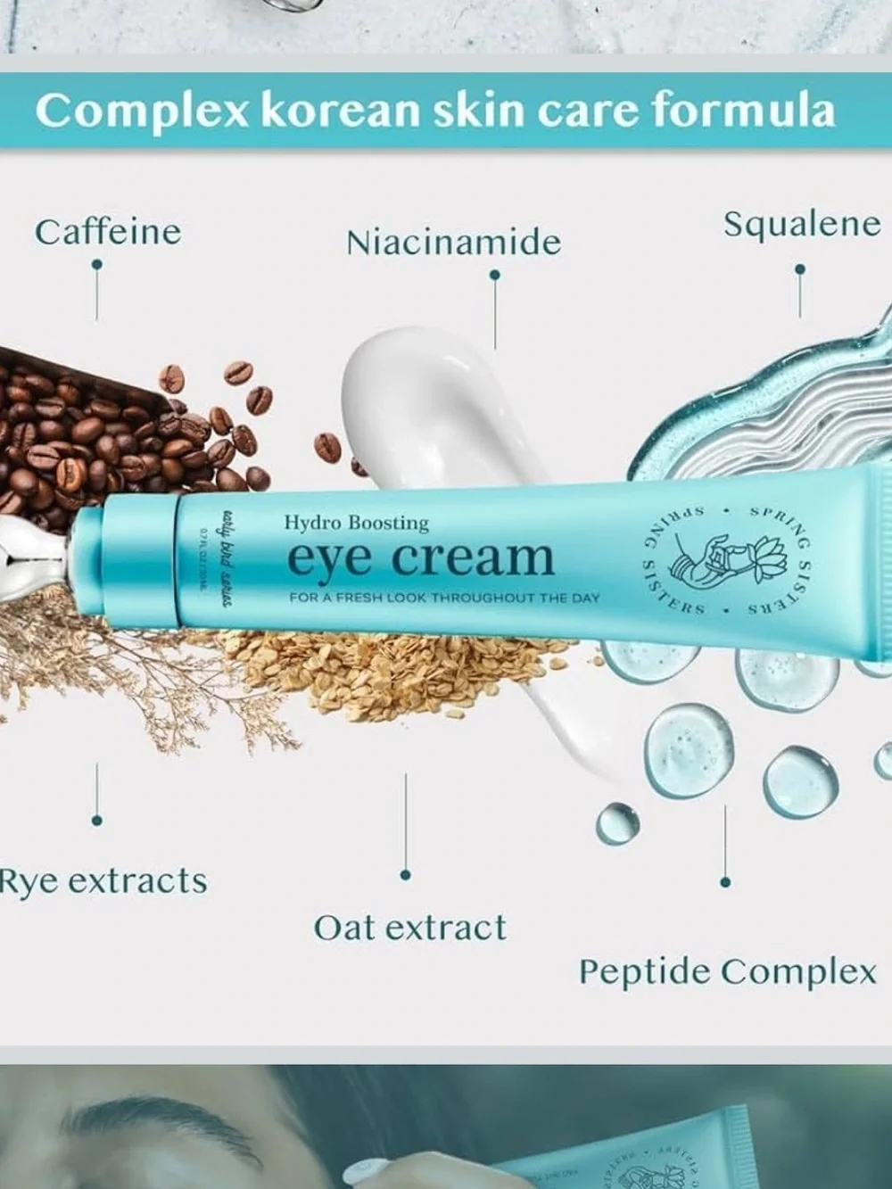 Under Eye Cream for Dark Circles and Puffiness